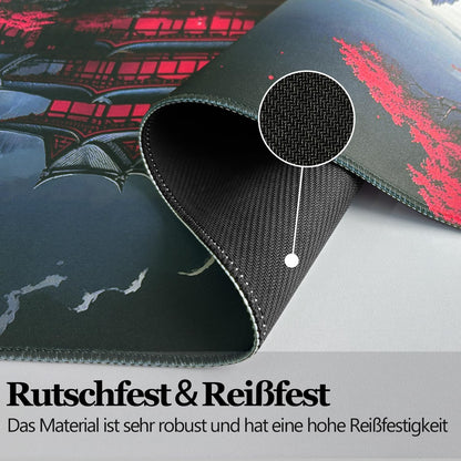 XXL Gaming Mousepad decorated in Dark/Red Japan Style