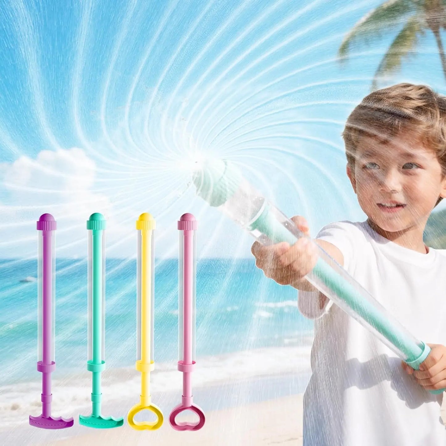Fireworks Water Gun, Bulk Squirt Water Blaster Guns, Firework Spray Water Soaker Toy Toys for Pool Party Outdoor Summer Water Games