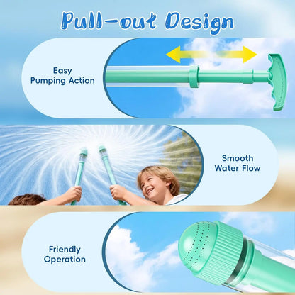 Fireworks Water Gun, Bulk Squirt Water Blaster Guns, Firework Spray Water Soaker Toy Toys for Pool Party Outdoor Summer Water Games